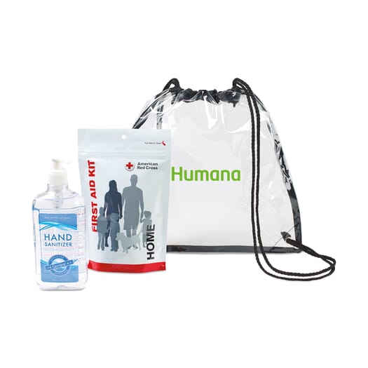American Red Cross Home First Aid Zip Kit and Hand Sanitizer Bundle