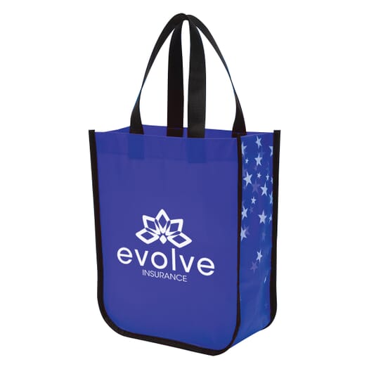 Star Struck Laminated Non-Woven Tote Bag