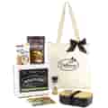 Black bento box and bag imprinted