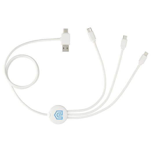 5-in-1 Charging Cable with Antimicrobial Additive