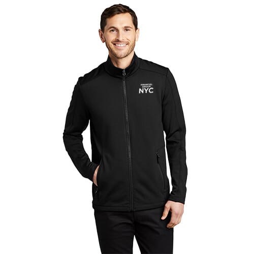 Men's Port Authority® Grid Fleece Jacket