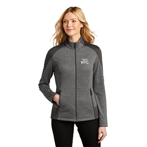 Ladies Port Authority® Grid Fleece Jacket 