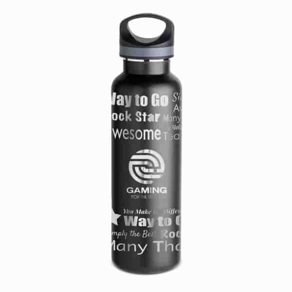 20 oz Basecamp® Tundra Bottle - Rockstar - Laser Engraved