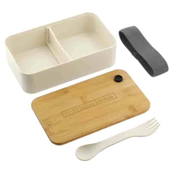 PLA Bento Box with Cutting Board Lid