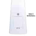 Back view battery door
