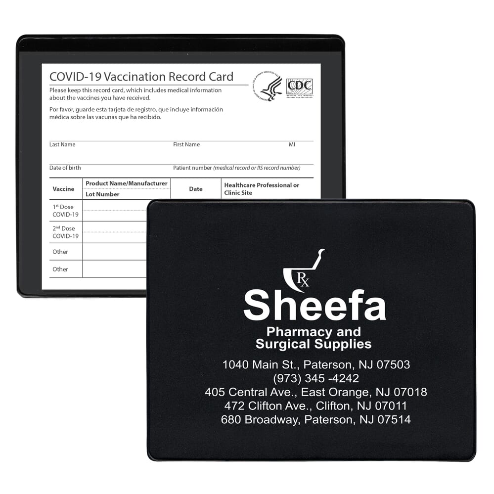 Custom COVID-19 Vaccination Card Holder USA Made | Crestline Custom COVID-19 Vaccination Card Holder USA Made | Crestline