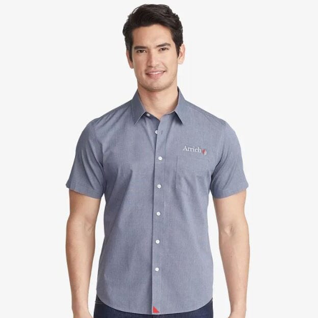 Men's UNTUCKit® Petrus Wrinkle-Free Short Sleeve Shirt