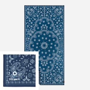 bandana pattern quick drying blanket