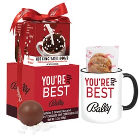 Mrs. Fields Mug & Cookies with Hot Chocolate Bomb Gift Set