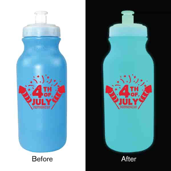 20 oz Nite Glow Value Cycle Bottle with Push 'n Pull Cap