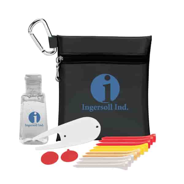 Conqueror Golf Zipper Pack with 1 oz Hand Sanitizer- Value Pak