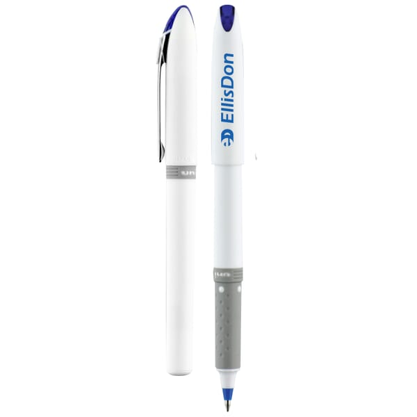 Custom uni-ball® Roller Grip Fine Pen - White Barrel
