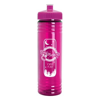 24 oz Slim Fit Water Bottle with Push-Pull Lid
