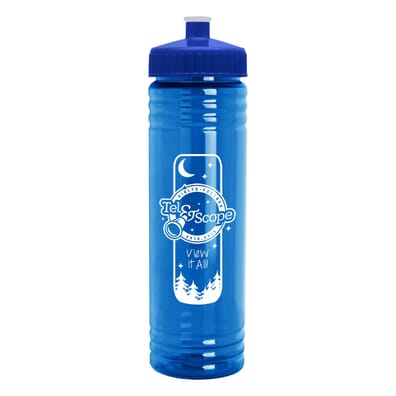 Slim Fit Water Bottle with Push-Pull Lid