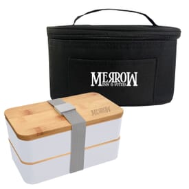 Stackable Bento Box With Insulated Carrying Case