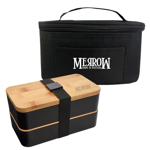 Stackable Bento Box With Insulated Carrying Case