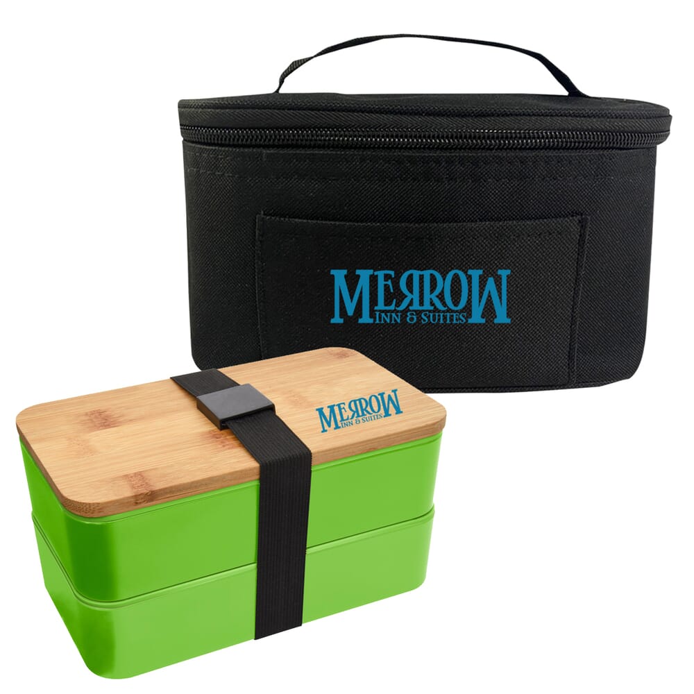 Stackable Bento Box With Insulated Carrying Case 