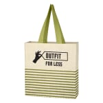 Dash Jute Tote Bag