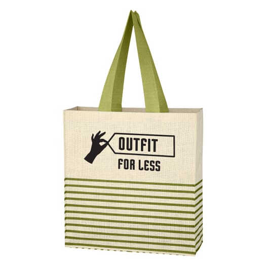 Dash Jute Tote Bag