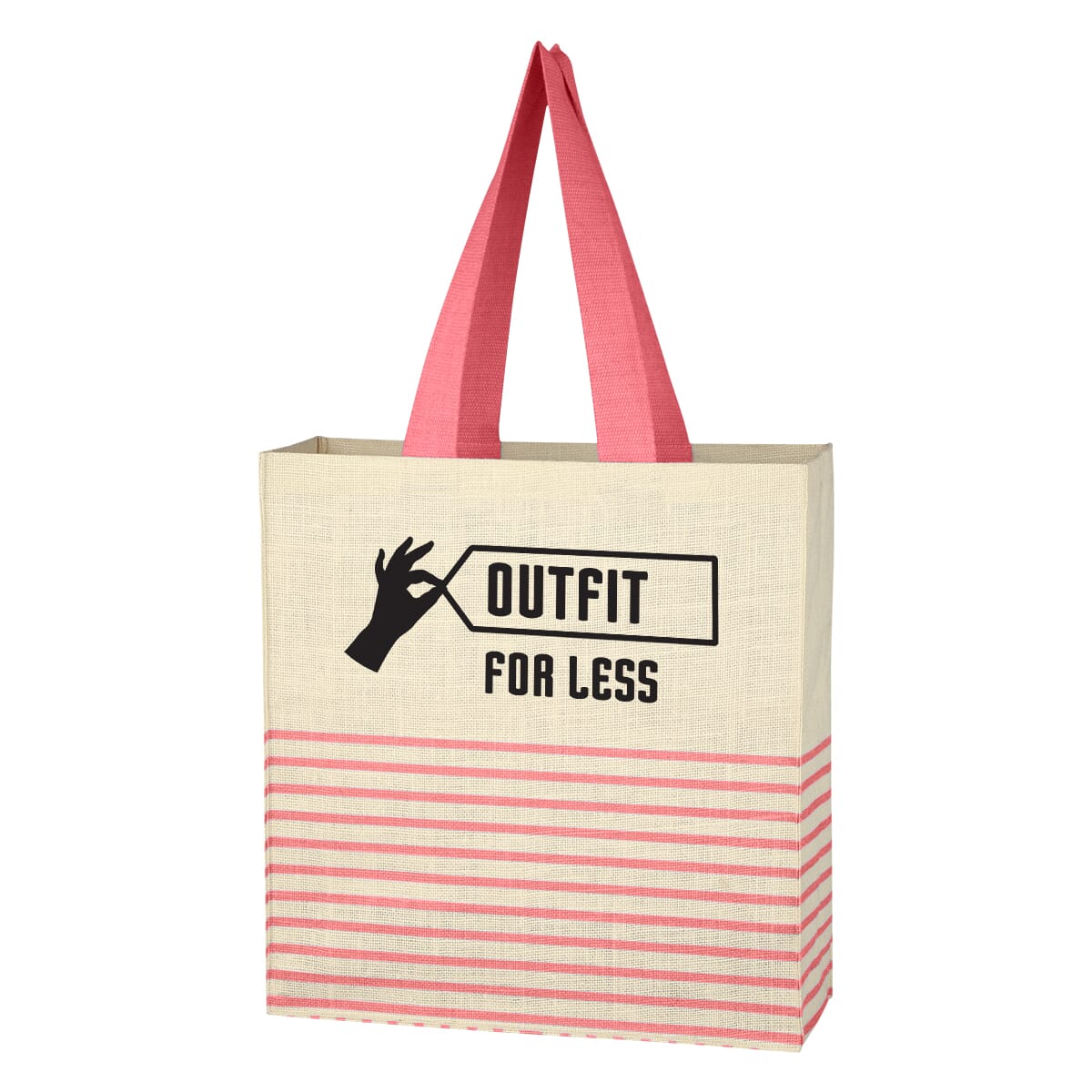 Dash Jute <br>Tote Bag