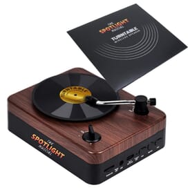 Turntable Bluetooth Speaker With Custom Record Sleeve