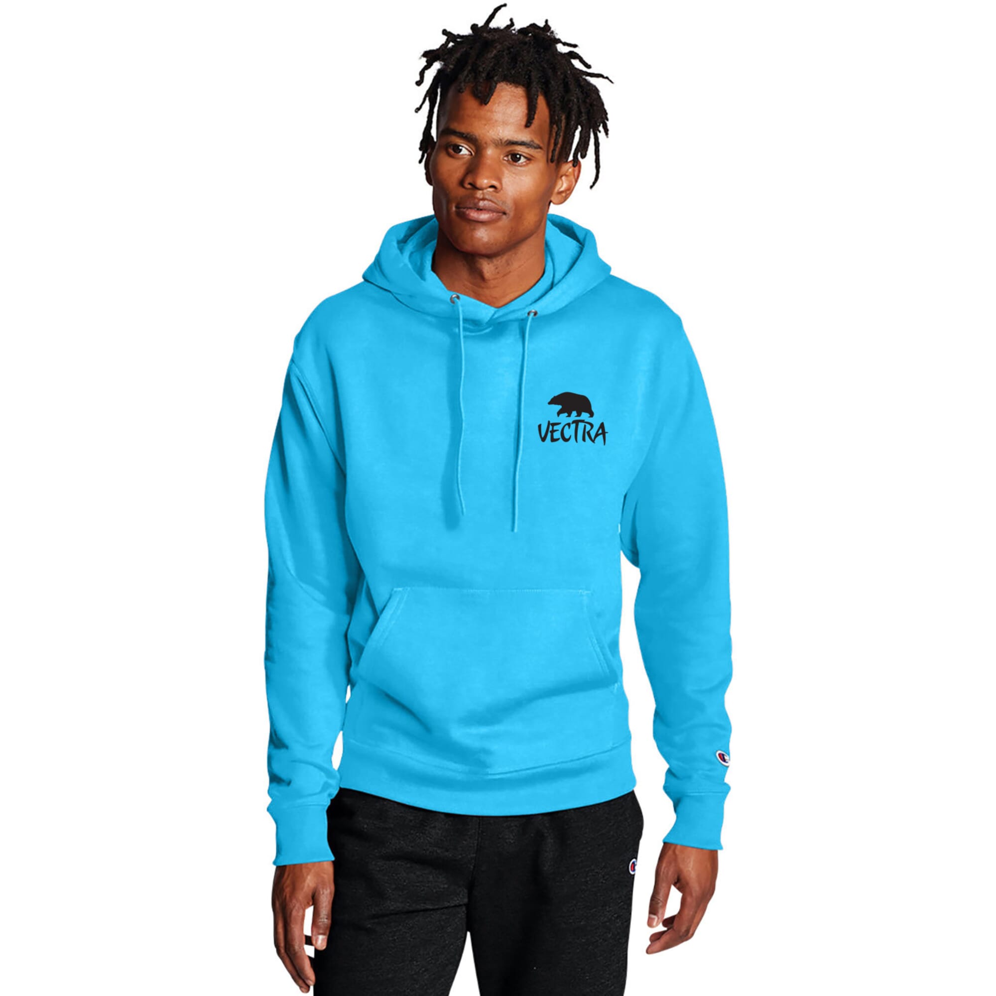 4. Champion® Adult Powerblend® Pullover Hooded Sweatshirt