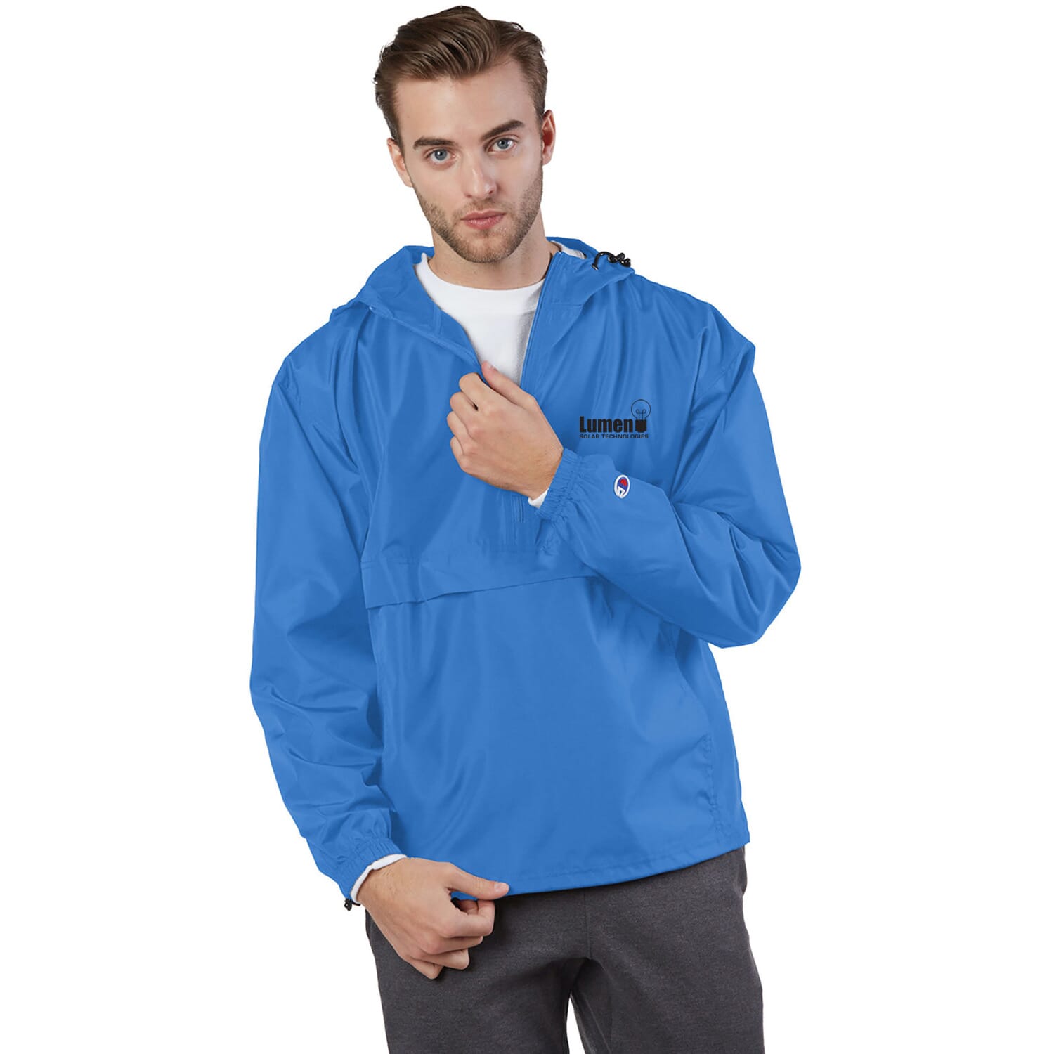 Champion® Adult Packable Anorak 1/4 Zip Jacket