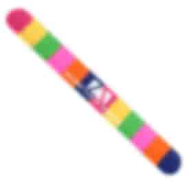 Rainbow Silicone Slap Bracelet