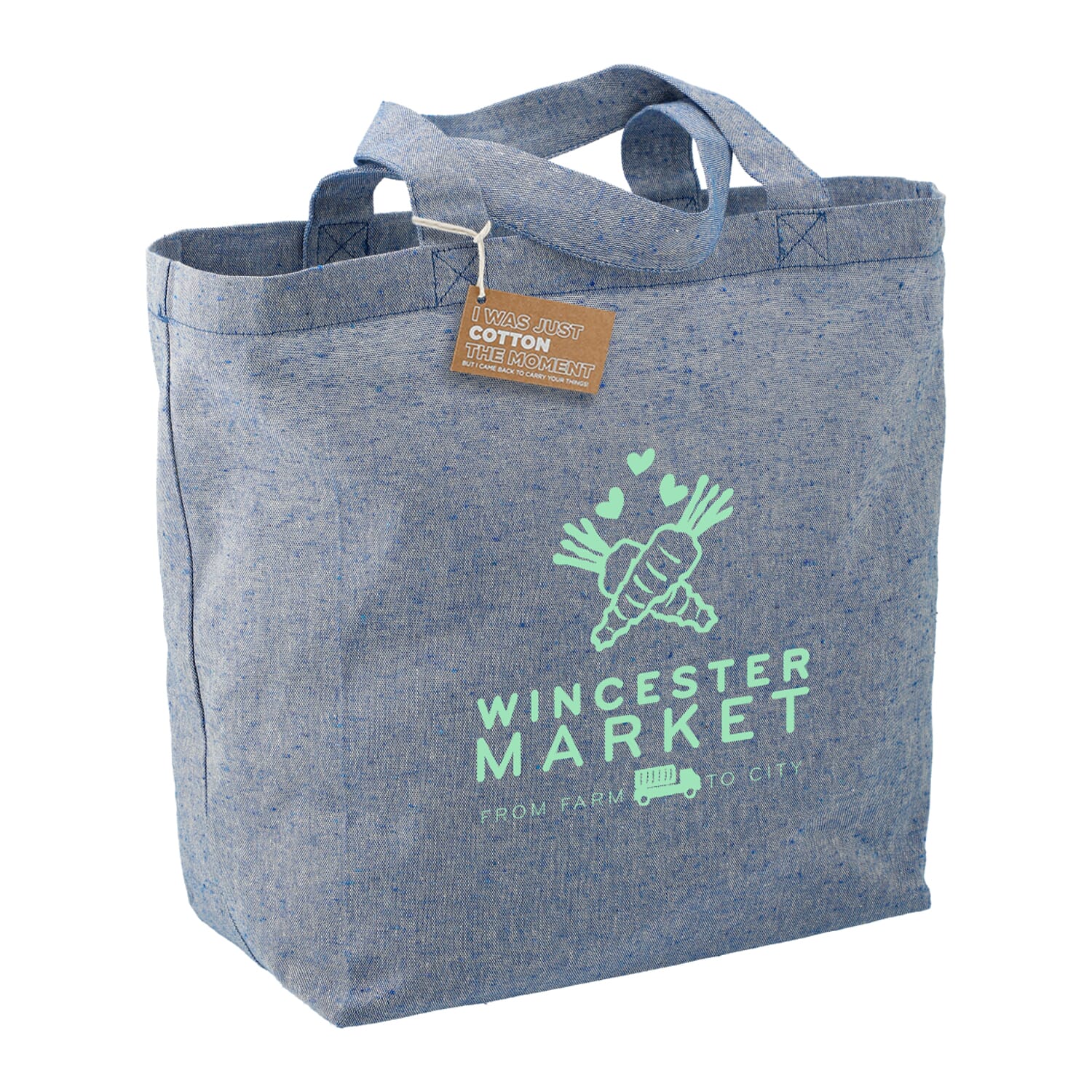 Recycled 5oz Cotton Twill Grocery Tote