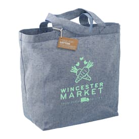 Recycled 5 oz Cotton Twill Grocery Tote - 24hr Service