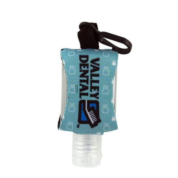 1/2 oz Antibacterial Hand Sanitizer with Custom Leash/Neoprene Sleeve