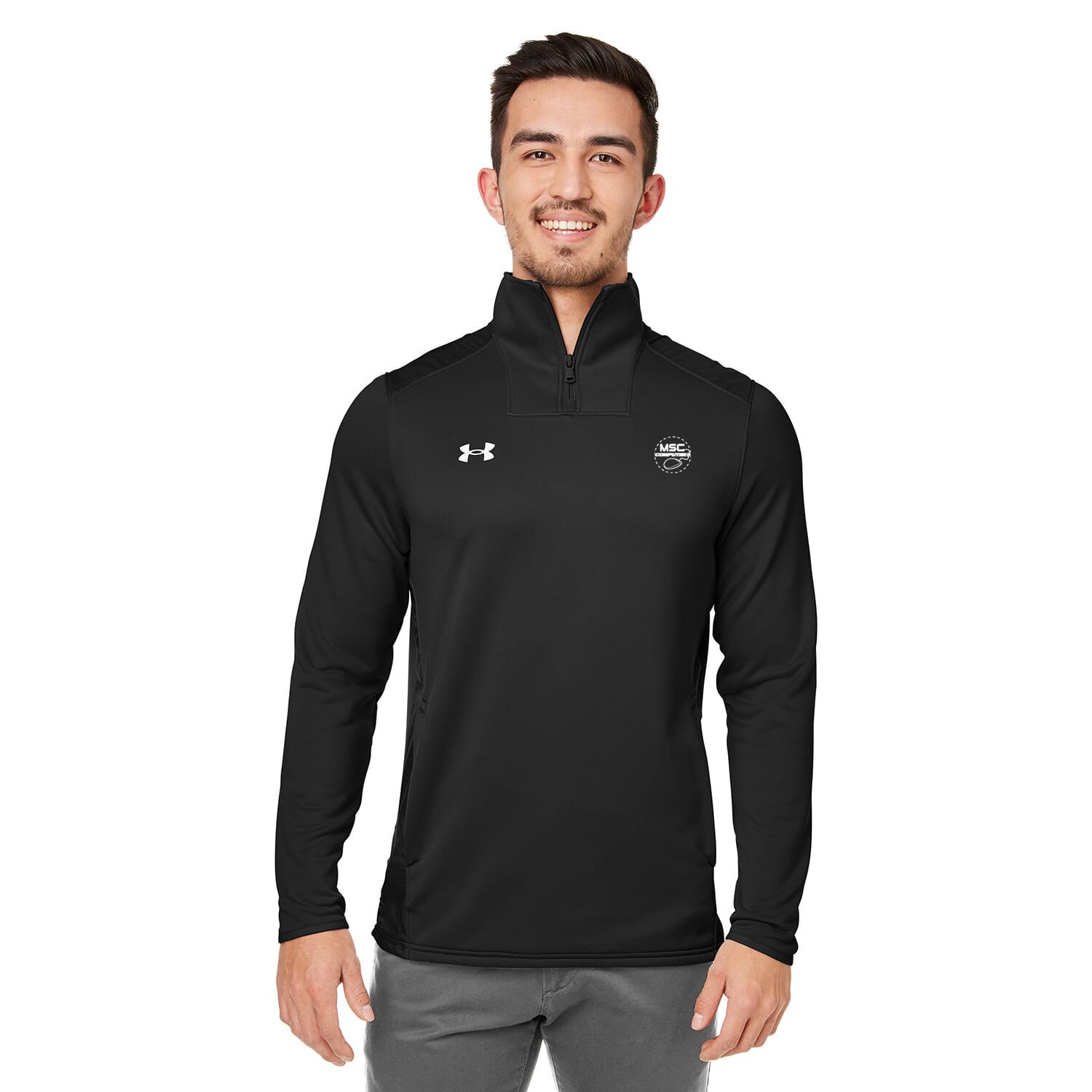 Men's Under Armour® Command QuarterZip Promotional Crestline