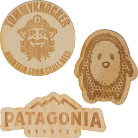 2" Wood Sticker