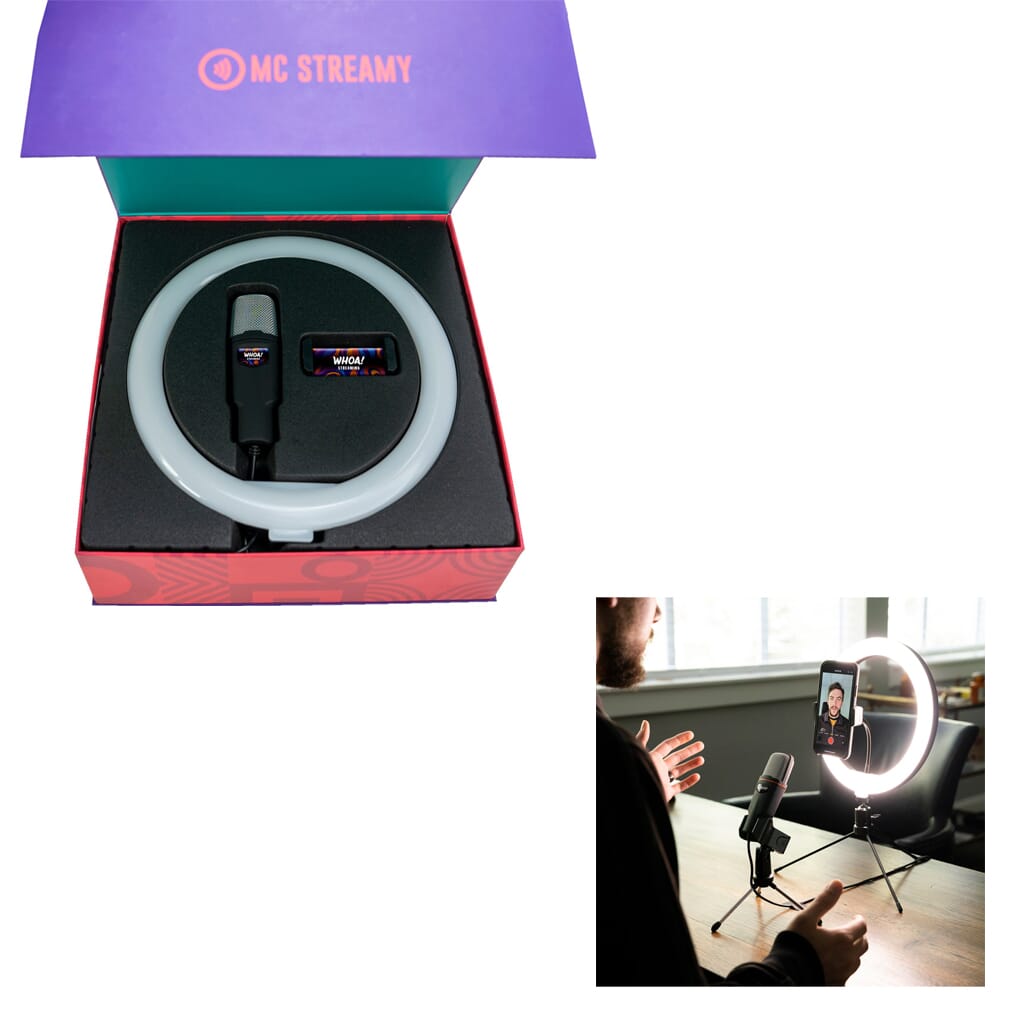 McStreamy Microphone and Light Ring