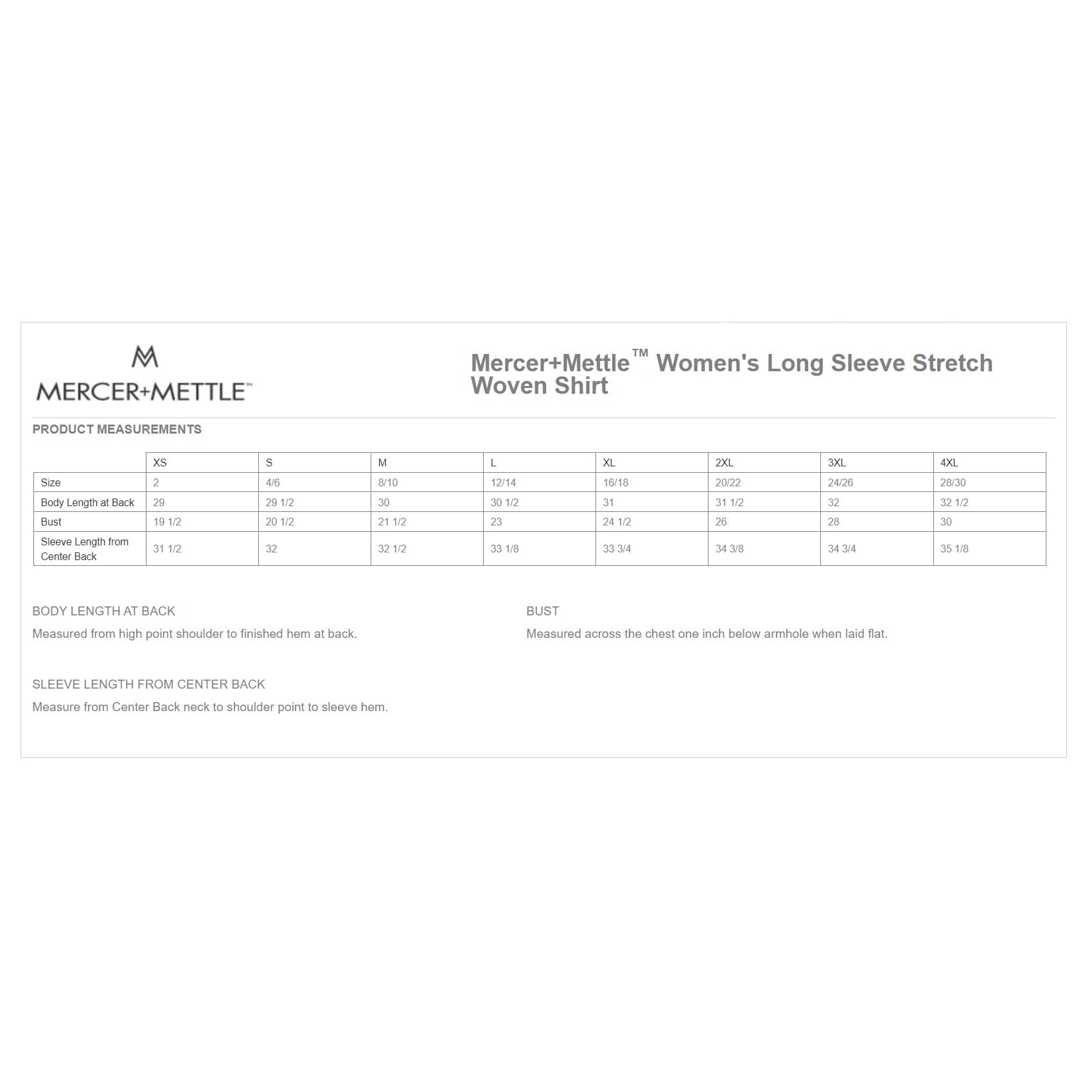 Ladies' Mercer+Mettle™ Long Sleeve Stretch Woven Shirt - Promotional ...