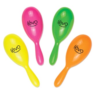 colorful maracas with logo
