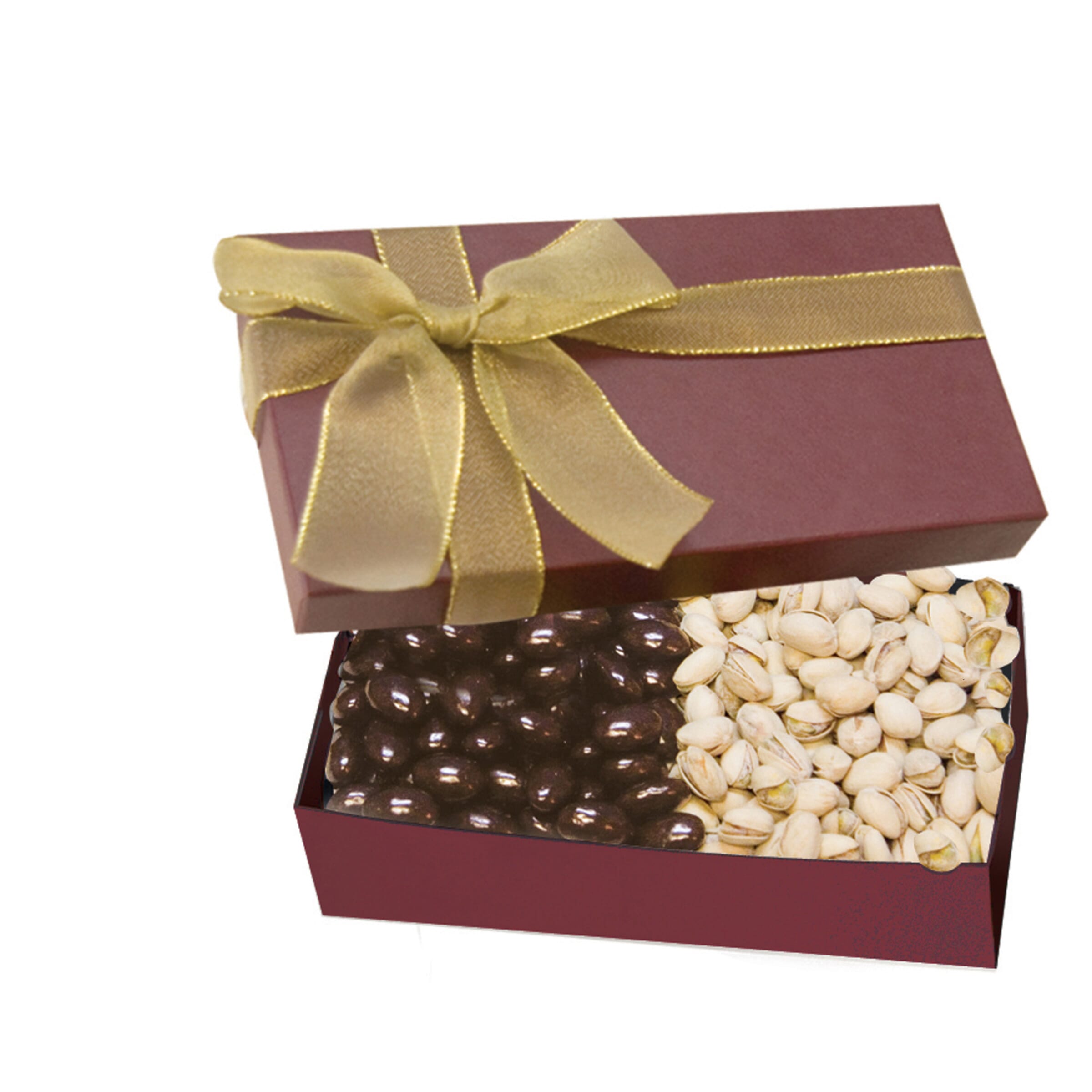 CHOCOLATE COVERED ALMONDS & PISTACHIOS