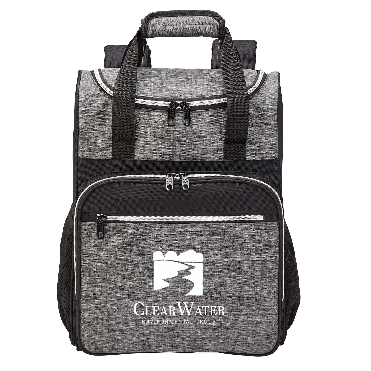 24-Can Heather Backpack Cooler