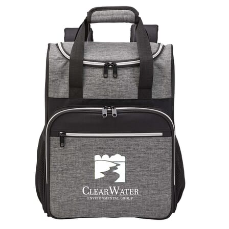 24-Can Heather Backpack Cooler