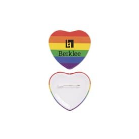 Pride Heart Shaped Button