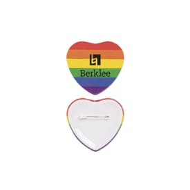 Pride Heart Shaped Button