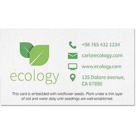 Premium Seeded Paper Business Card