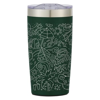 20 oz Full Laser Two-Tone Himalayan Tumbler