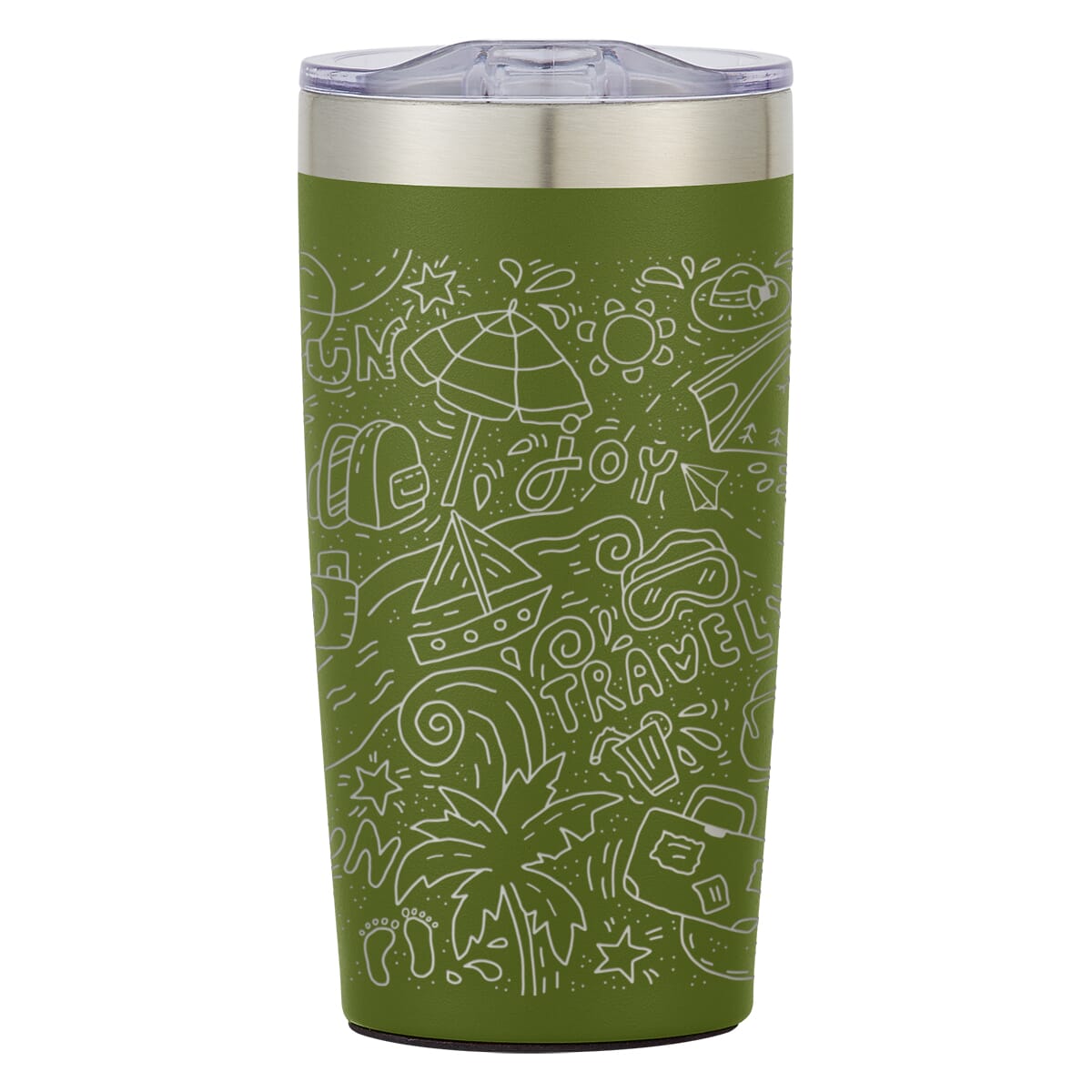 20 oz Full Laser Two-Tone Himalayan Tumbler