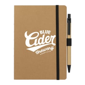 5" x 7" FSC Recycled Notebook and Pen Set