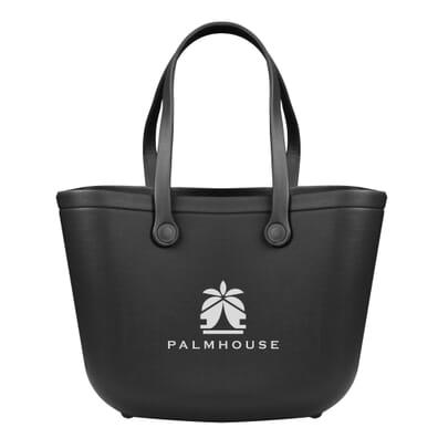 Large Color Match Handle Kraft Tote