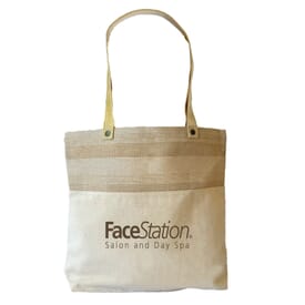 12 oz Corvallis Cotton and Jute Shopping Tote Bag