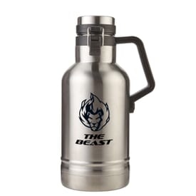 64 oz &quot;The Beast&quot; Double Wall Stainless Steel Growler