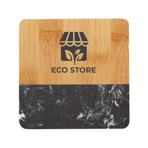 Bamboo and <br>Marble Coaster