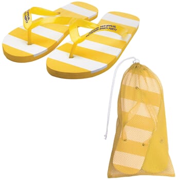 Striped Adult Flip Flop